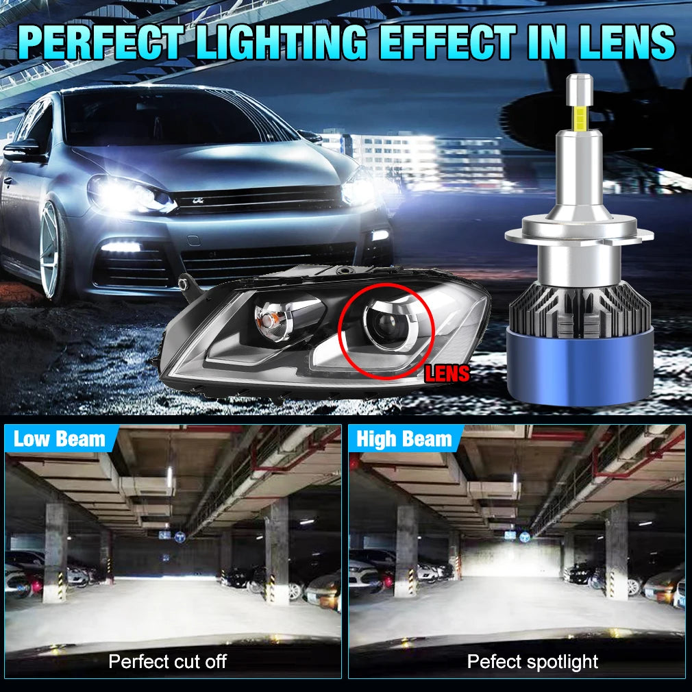 XSTORM H7 LED Headlight Canbus 360° for Projector Lenses H11 9005 9006 9012 H1 LED Lights