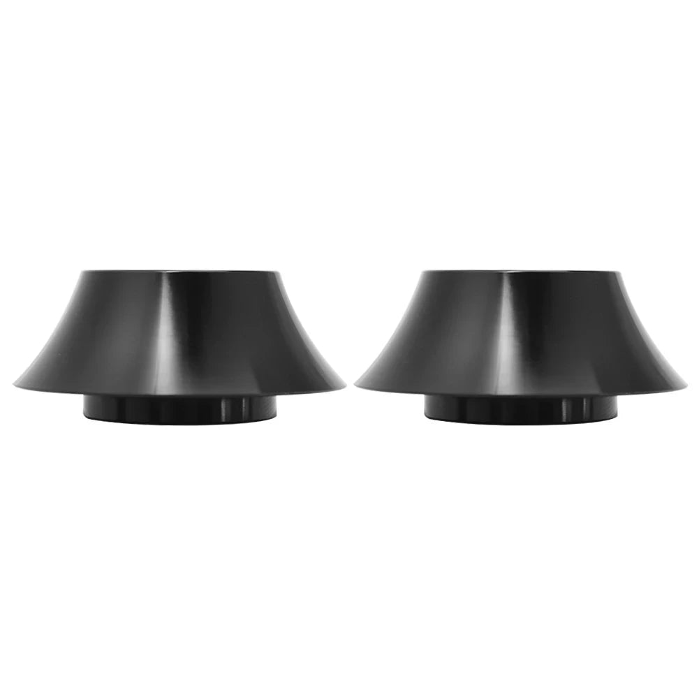 Pair Motorcycle Black 25mm Tapered Axle Wheel Spacers For Harley Touring Bagger Electra Glide Ul - Automotive LED Light