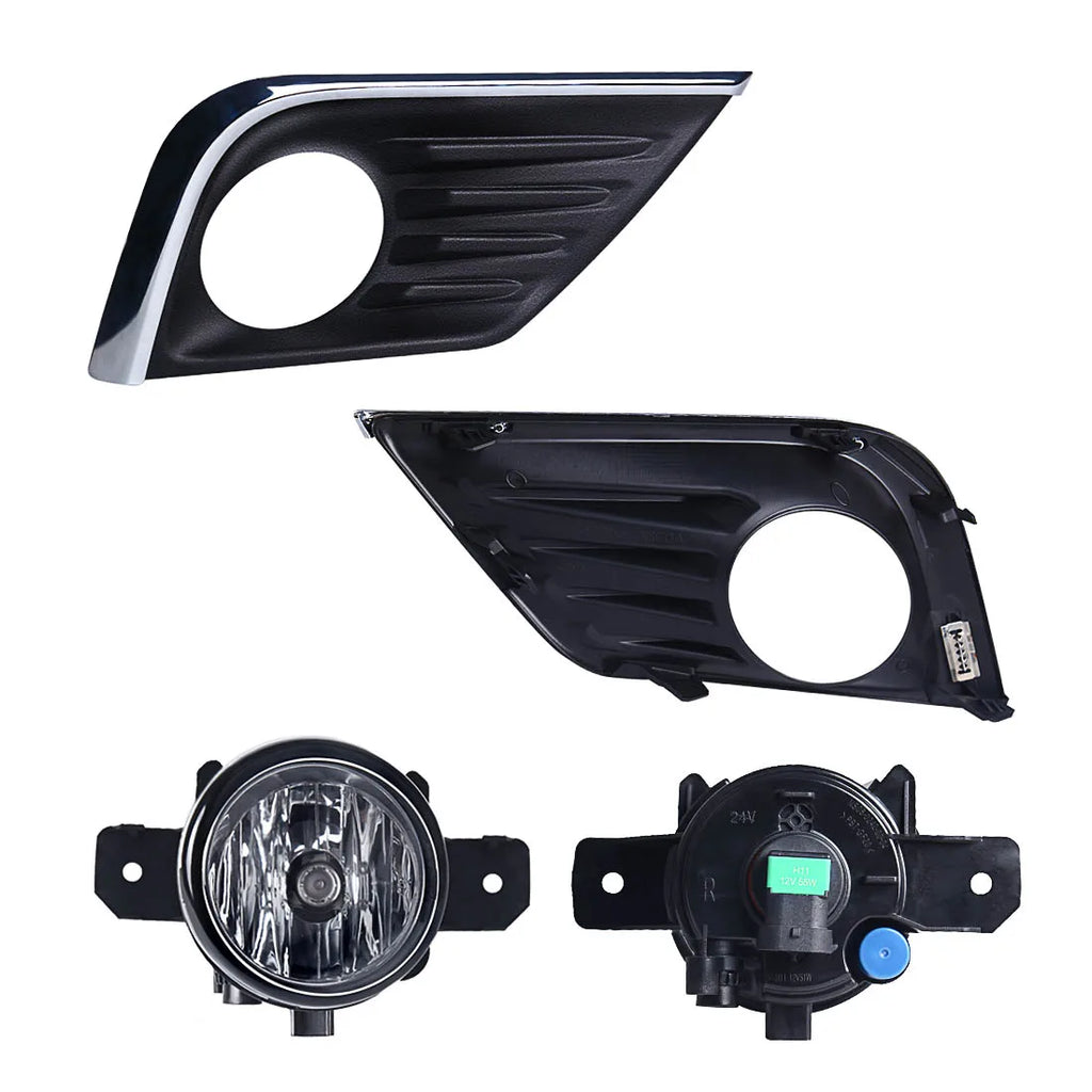 Fog Light For Nissan Altima 2016 2017 2018 Fog Light Frame Fog Lights Cover Headlight Cove | AUTOKITSHOP