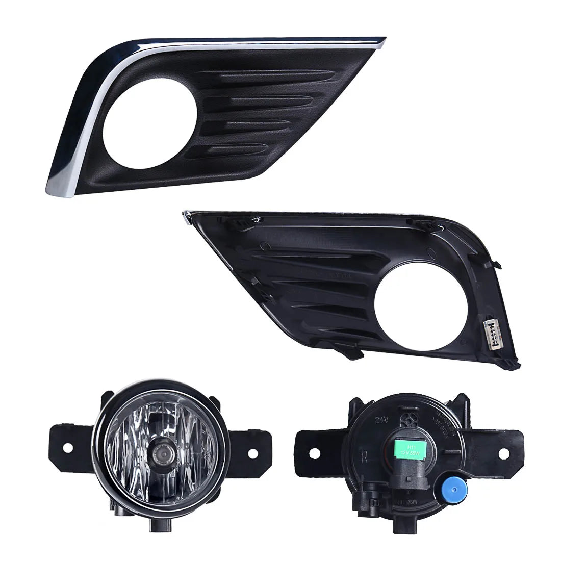 Fog Light For Nissan Altima 2016 2017 2018 Fog Light Frame Fog Lights Cover Headlight Cove | AUTOKITSHOP