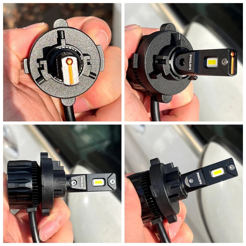 H7 Adapter Holder For Hyundai Sonata Elantra KIA Cadenza Carens Carnival LED Headlight Lam