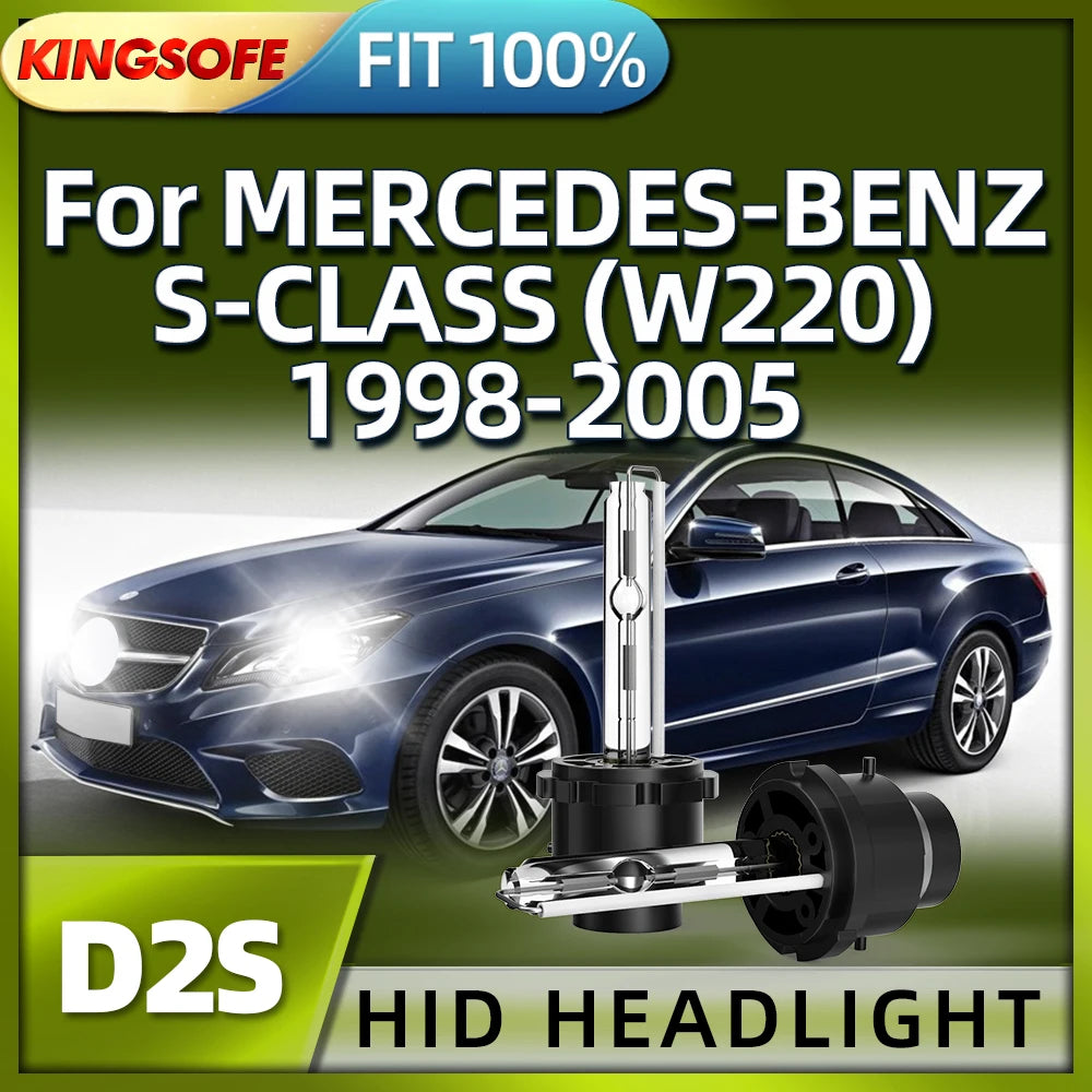 Roadsun 35W 6000K D2S Headlamp Car Light HID Xenon Lamp For MERCEDES-BENZ S-CLASS W220 199