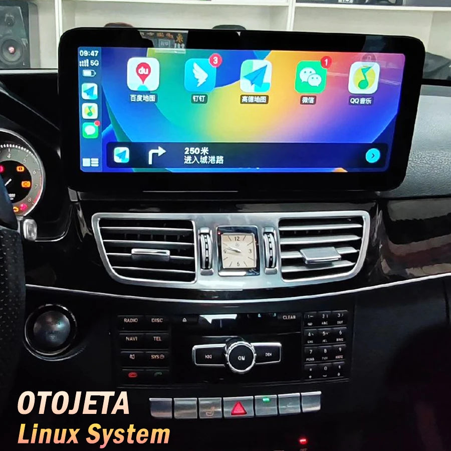 12.8'inch Car Radio Hicar For Mercedes Benz E Class W207 W212 NTG 5.0 NTG 4.5 NTG 4.0 Linu