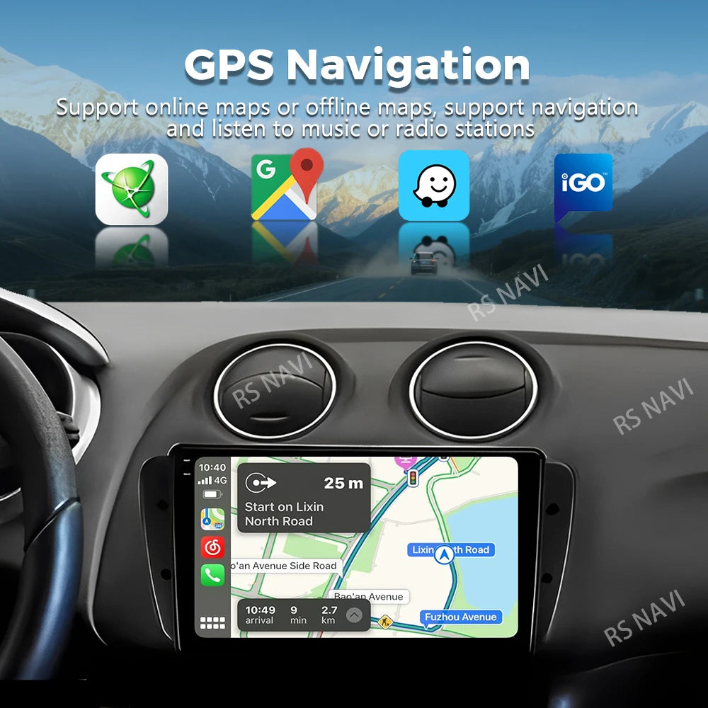 Android 16 For SEAT Ibiza 6j 2009 2010 2011 2012 2013 2K QLED Android Car Radio Multimedia