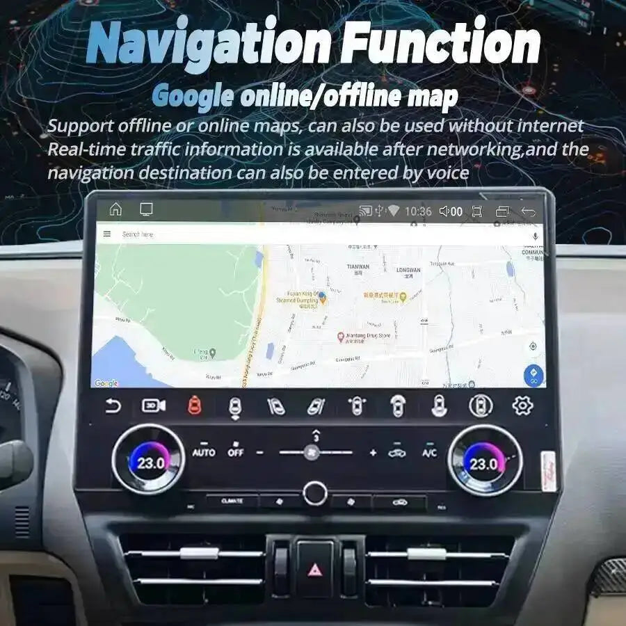 Touch Screen Carplay 16.8inch Car Radio Android 13 GPS Video Player Multimedia For Toyota  | AUTOKITSHOP
