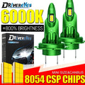 High Power H7 H4 LED Headlight Car Light H11 H8 H9 HB3 9005 HB4 9006 16PCS 8054 CSP 6000K