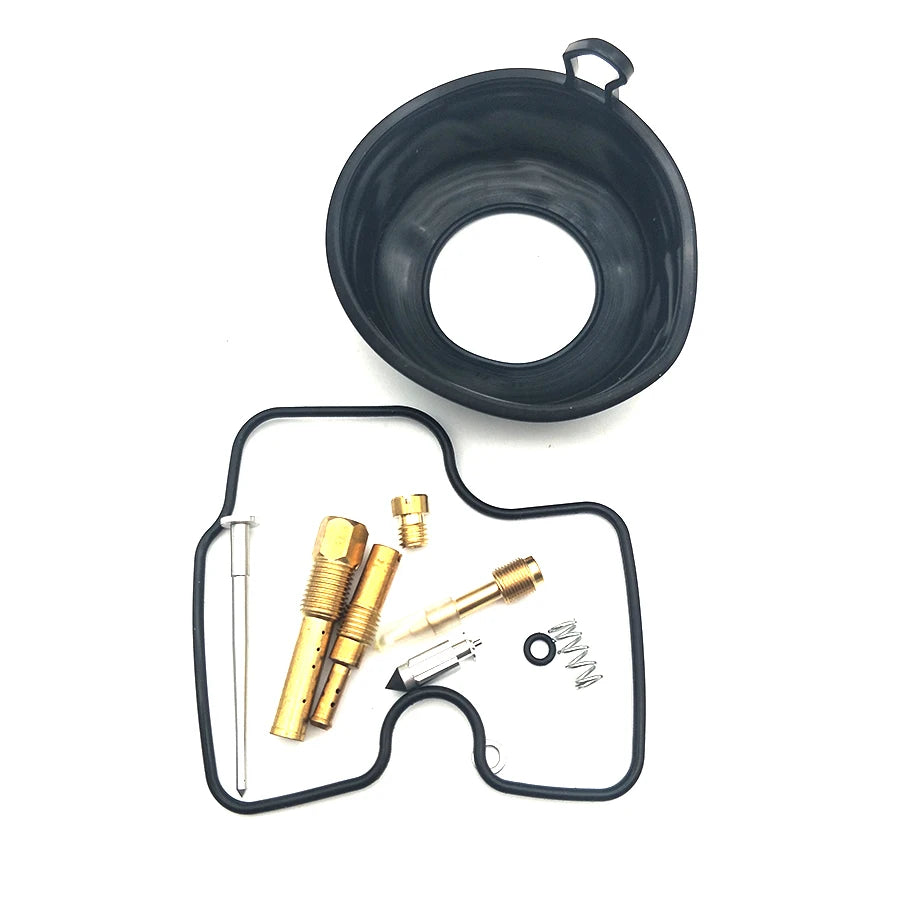 4 Sets Carburetor Repair Kit Jet Float Needle Valve Gasket Diaphragm Rebuild Set for Honda