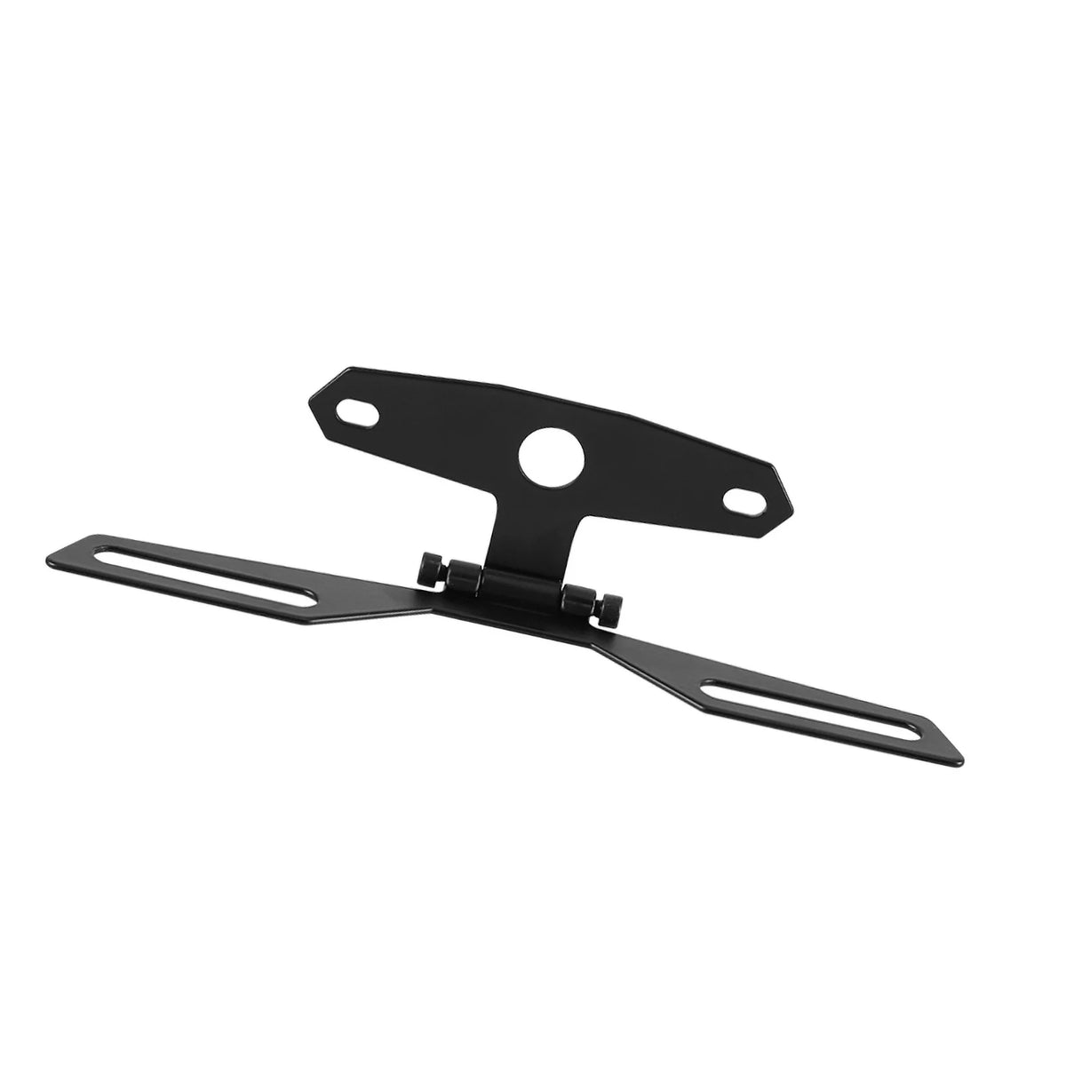 Motorbike ATV Adjustable Folding License Plate Bracket Tail Fender Eliminator License Number Pla - Automotive LED Light
