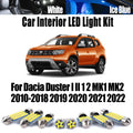LED Interior Light Kit for Dacia Duster I II 1 2 MK1 MK2 2010- 2019 - Canbus Dome Map Door Trunk Bulbs | AUTOKITSHOP