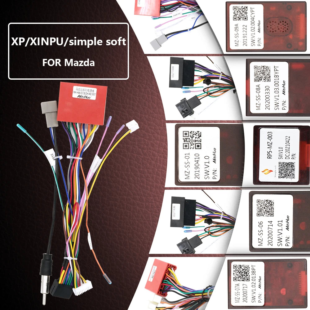For Mazda XP-XINPU Simple Soft Car Radio Android Stereo Audio Screen Multimedia Video Play