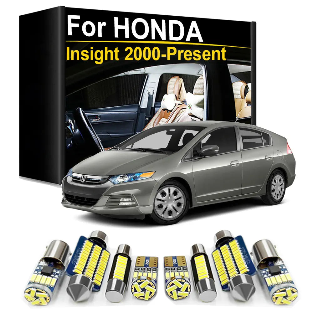 LED Interior Light Kit for Honda Insight 2000- 2011 - Canbus Dome Map Door Trunk Bulbs | AUTOKITSHOP