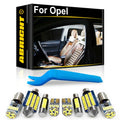 LED Interior Light Kit for Opel Vectra Astra H J K Corsa C D E Agila Meriva Insignia A B Crossland Grandland Canbus -...