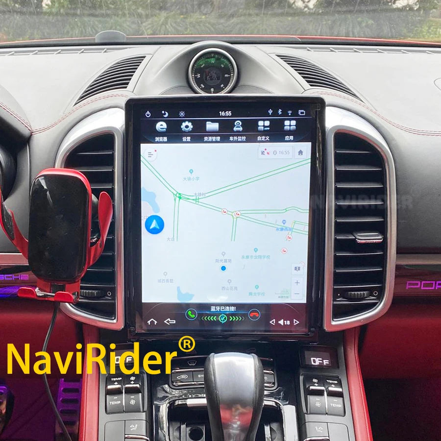 9.7Inch Android 15 For Porsche Cayenne 2011-2017 PCM3.1 PCM4.0 Vertical Screen CarPlay Car