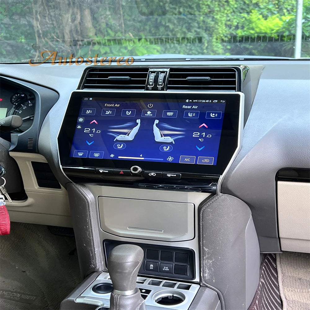 Qualcomm Android 13 For TOYOTA Land Cruiser Prado 150 2018-2023 Tesla Style Car Multimedia