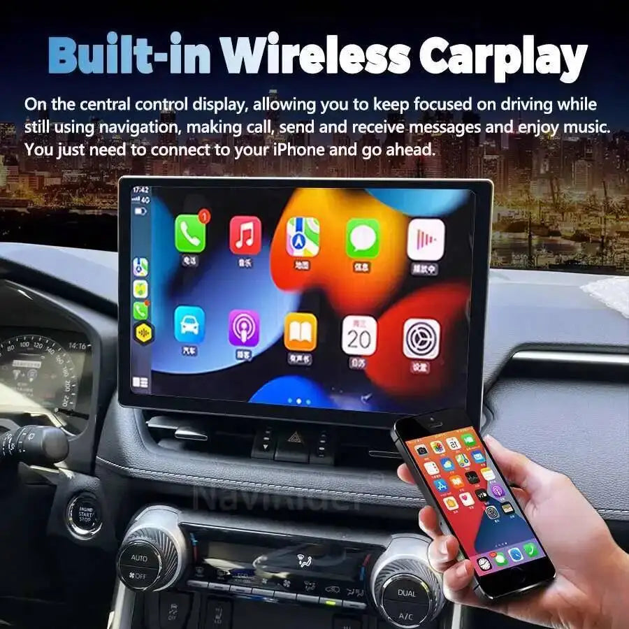 13.3" For Toyota RAV4 RAV 4 2018-2025 2K Car Radio 2 Din Android 15 Carplay Multimedia Ste