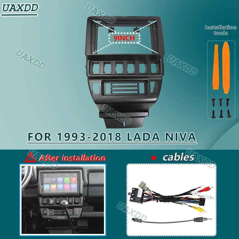 FOR 1993-2018 LADA NIVA 9INCH Car Radio Android DVD Stereo audio screens GPS player naviga