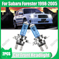 2X Car Front Lights 6000K White H4 High Low Beam Halogen Headlights For Subaru Forester 19