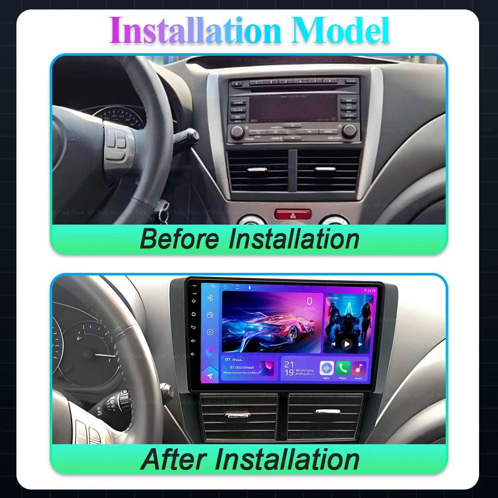 Android 16 For Subaru Forester 3 Sh 2007-2013 Bluetooth Carplay Car Radio 2 Din Multimedia | AUTOKITSHOP