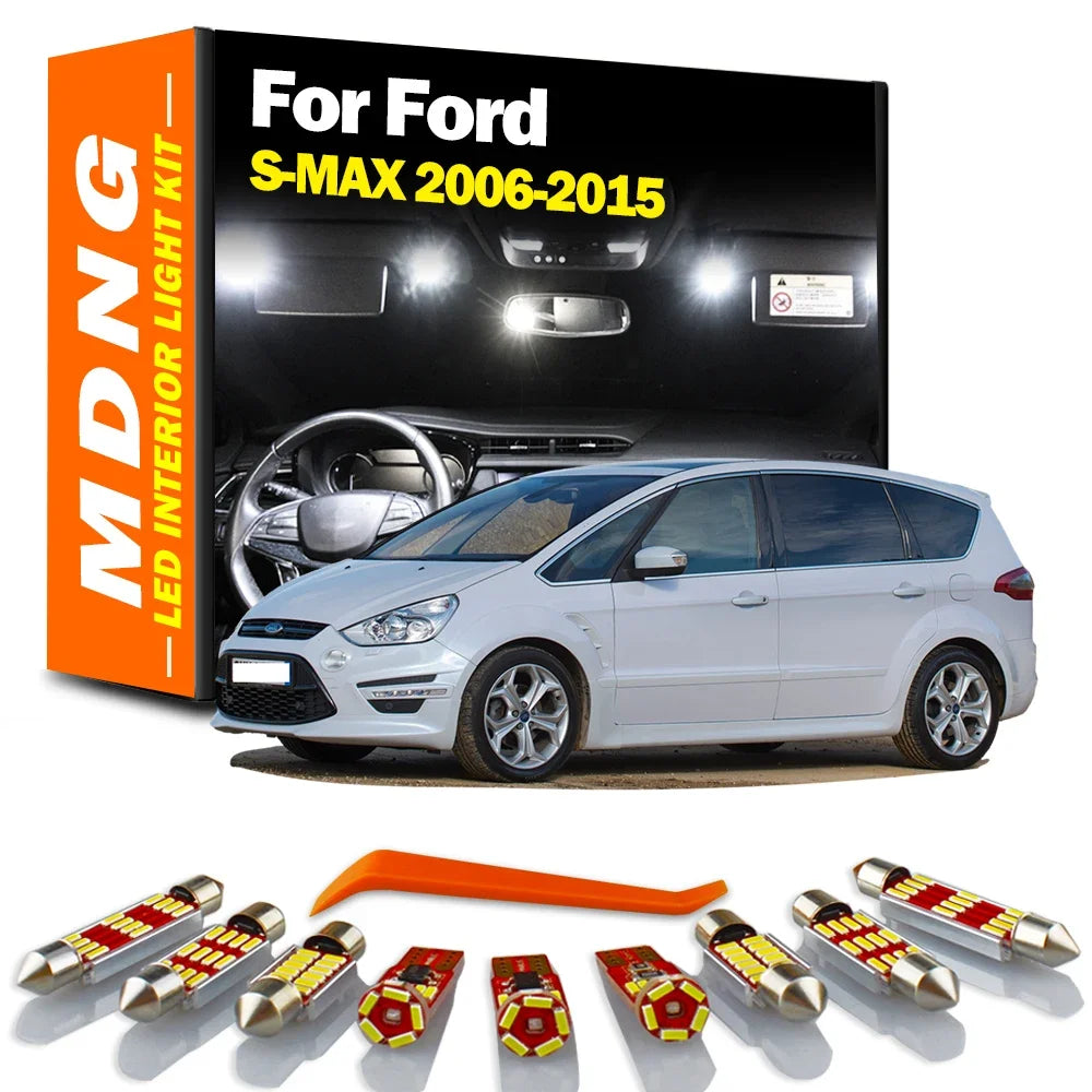 LED Interior Light Kit for Ford S-MAX S MAX SMAX - Canbus Error-Free Bulbs | AUTOKITSHOP