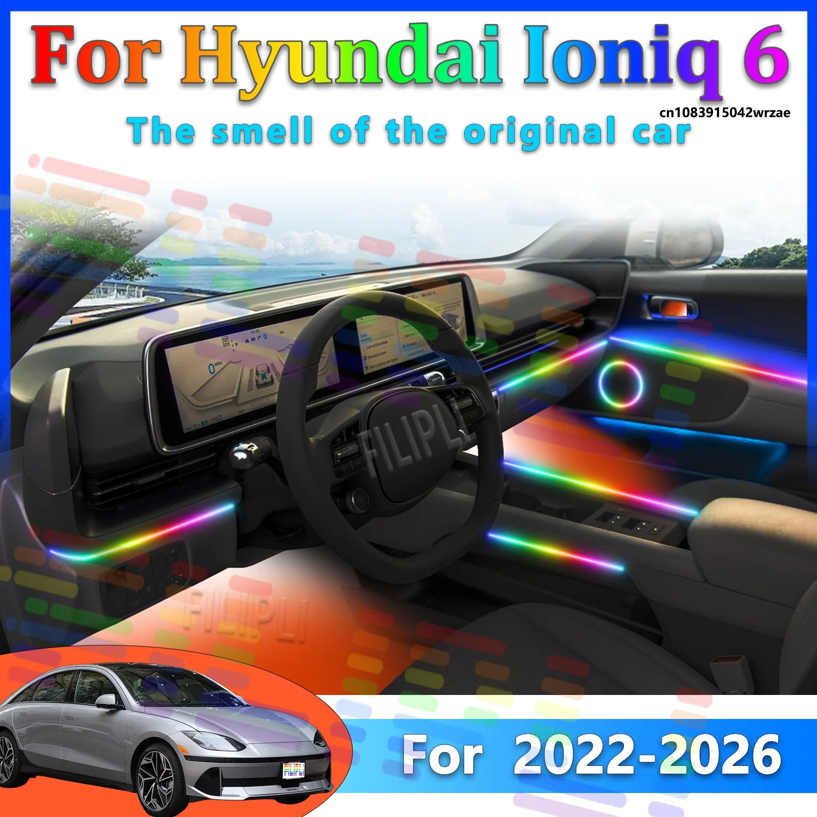 LED Interior Light Kit for Hyundai Ioniq 6 NE - Canbus Error-Free Bulbs | AUTOKITSHOP