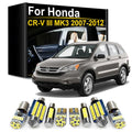 10-Piece LED Interior Light Kit for Honda CRV CR-V III MK3 - Canbus Error-Free Bulbs | AUTOKITSHOP