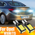 W16W T15 921 912 LED Canbus Reverse Light Bulbs On Cars White 6000k Back Up Lamp For Opel