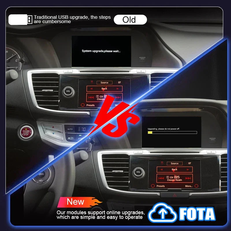 Wireless CarPlay Android Auto for Honda Accord / Odyssey Mirror Aftermarket CarPlay Upgrad