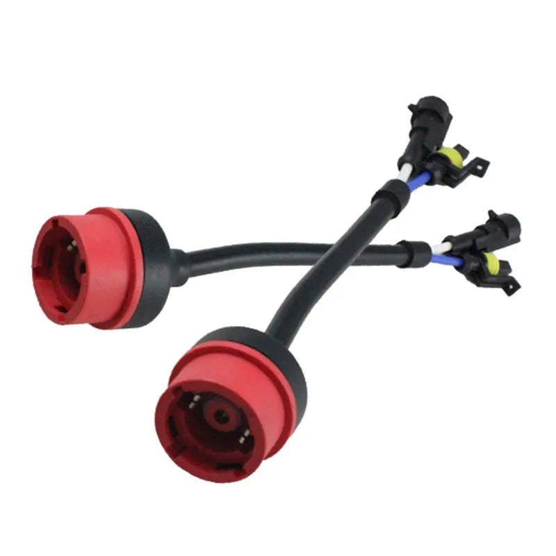 Rockeybright 2pcs D2S D2R D4S cable converter wire harness hid d2s AMP bulb socket holder