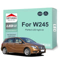 19-Piece LED Interior Light Kit for Mercedes Benz B Class W245 B160 B170 B180 B200 2005-2011 - Canbus Dome Map Door T...