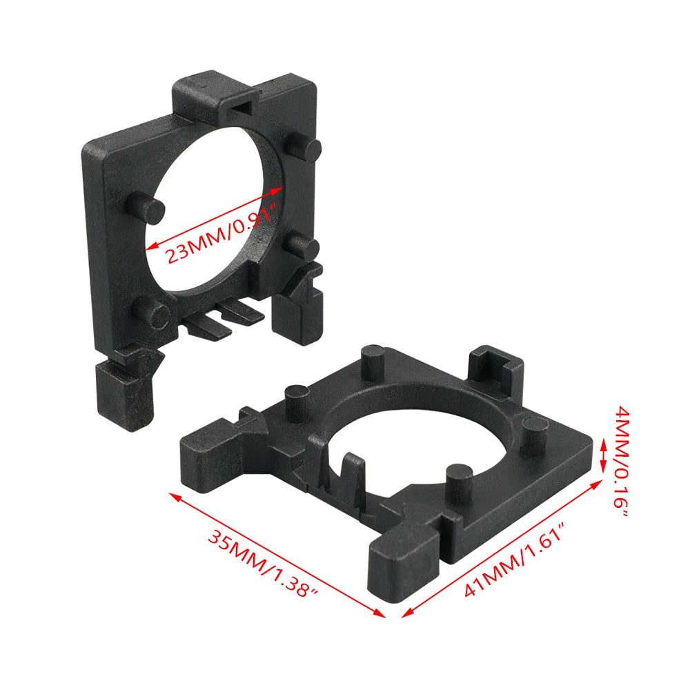H1 LED Headlight Bulb Base Adapter Socket Holder For Ford Focus 2012, 2pcs