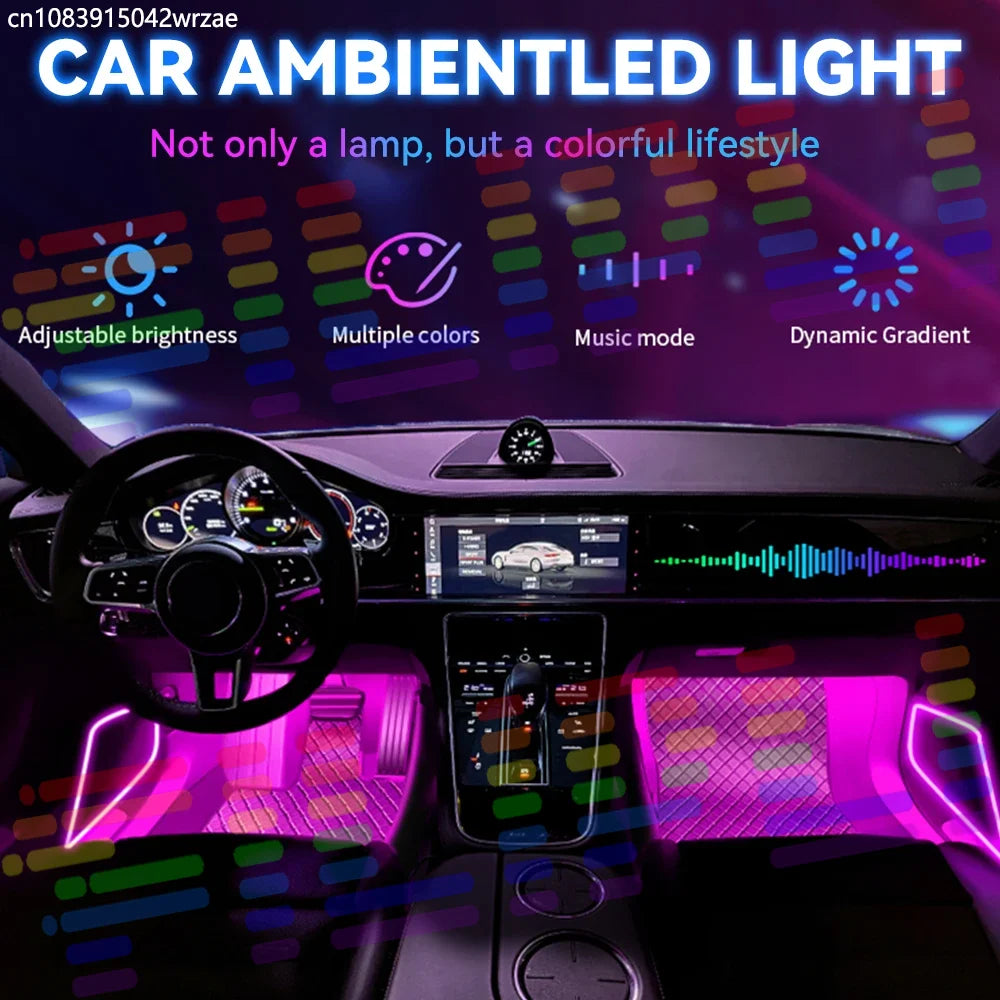 RGB - Ambient Light - App Control - Car Interior Lighting | AUTOKITSHOP