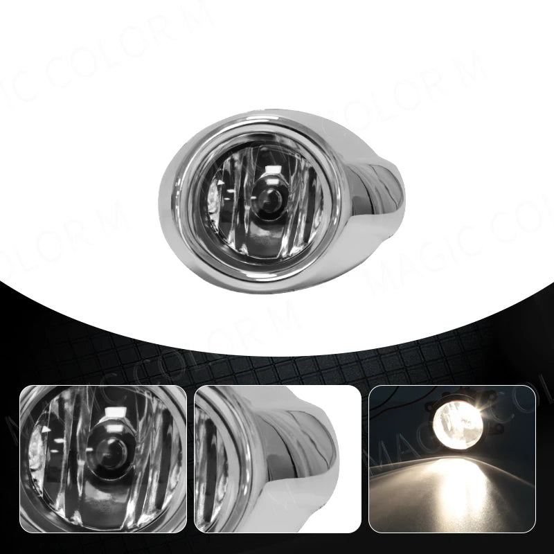 Chrome Cover Car Fog Lamp Day Time Running Light DRL For Ford Focus 3 2012 2013 2014 Focus | AUTOKITSHOP