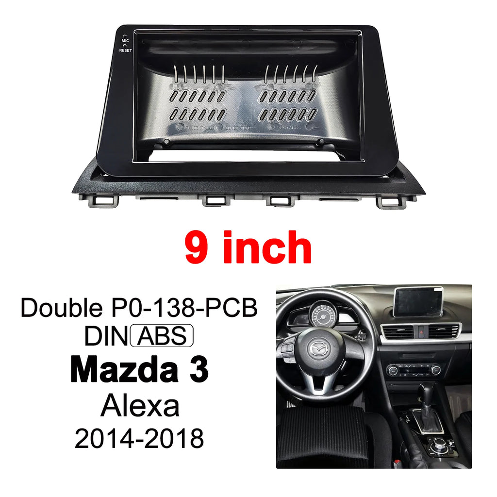 Car Fascia Trim Kit with Handle For MAZDA 3 2014-2018 Installation Facia Dash Panel Car DV | AUTOKITSHOP