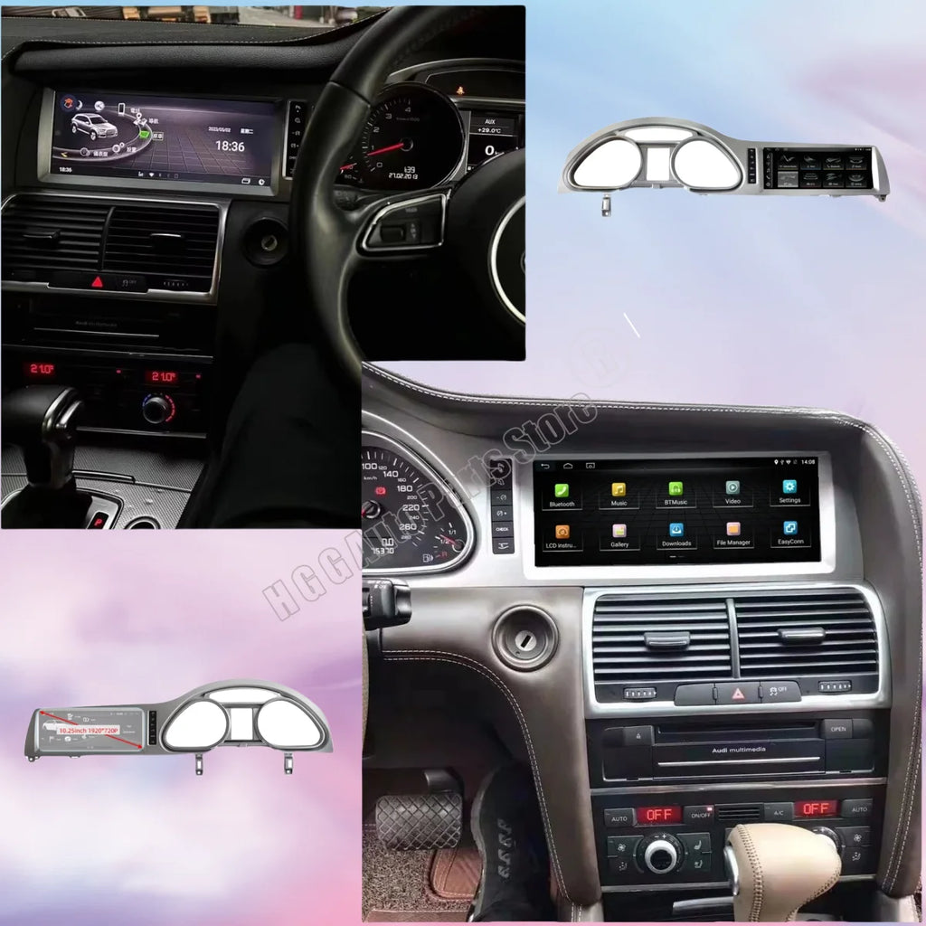 Android 13 Car Radio For Audi A6 Q7 4L 2005~2015 MMI 2G 3G GPS Navigation Multimedia stere