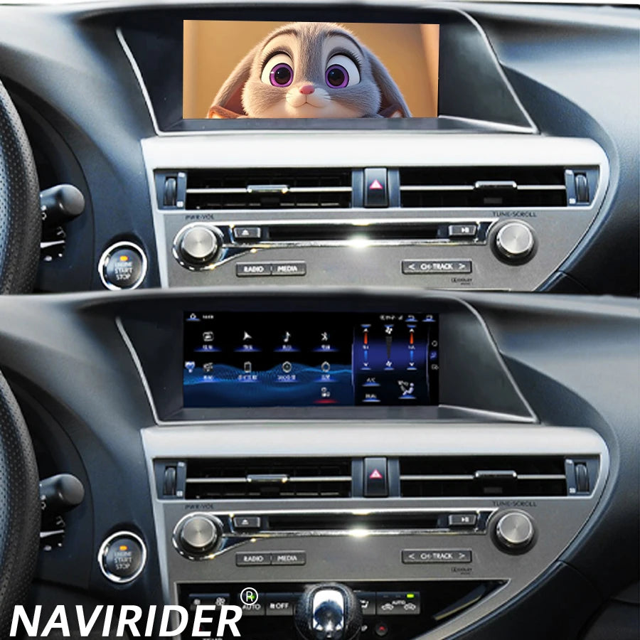 2Din Android 15 GPS 10.25INCH Bluetooth Carplay Car Multimedia Video Player For LEXUS RX27