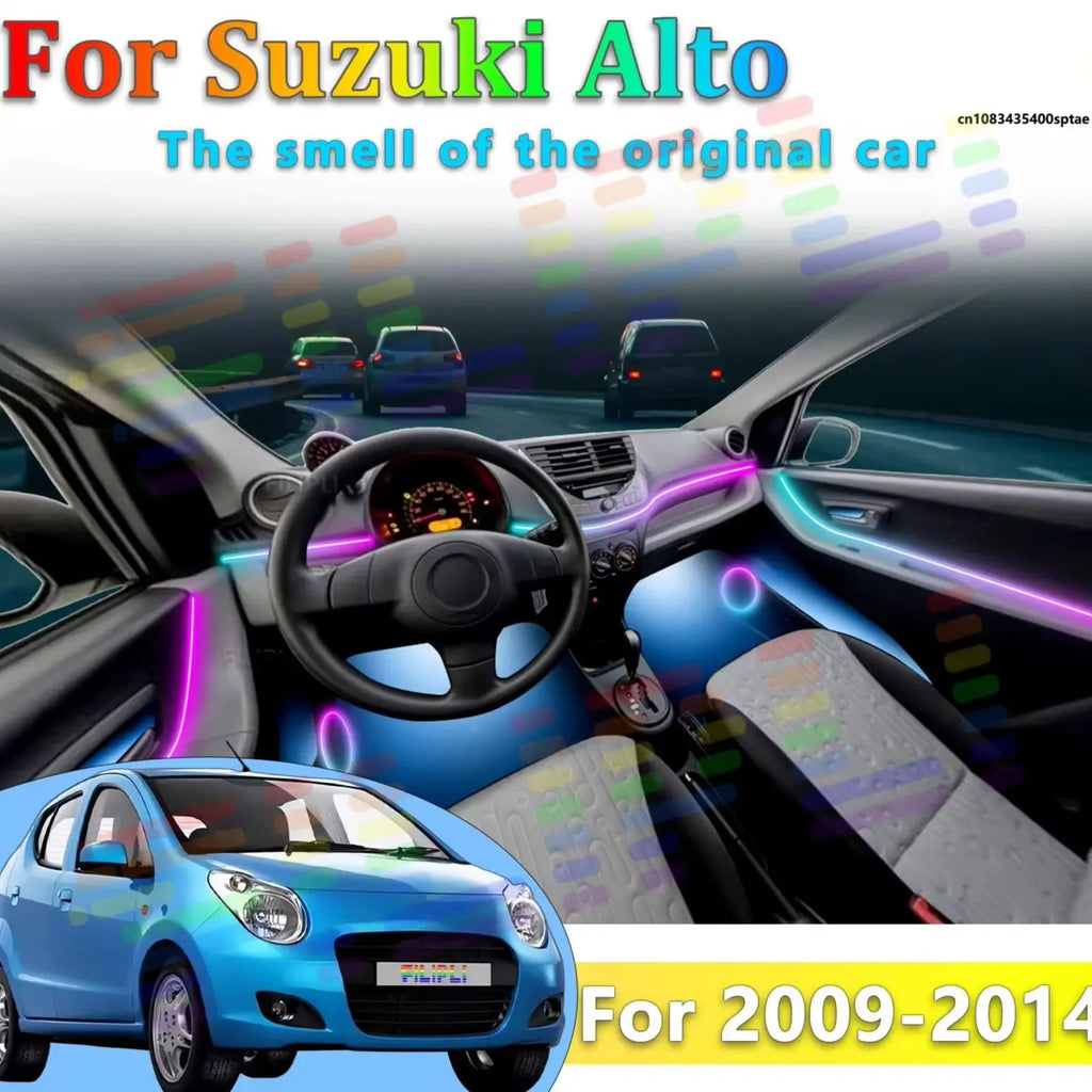 64 RGB - Neon Strip - for Suzuki HA25 - App Control - Car Interior Lighting | AUTOKITSHOP