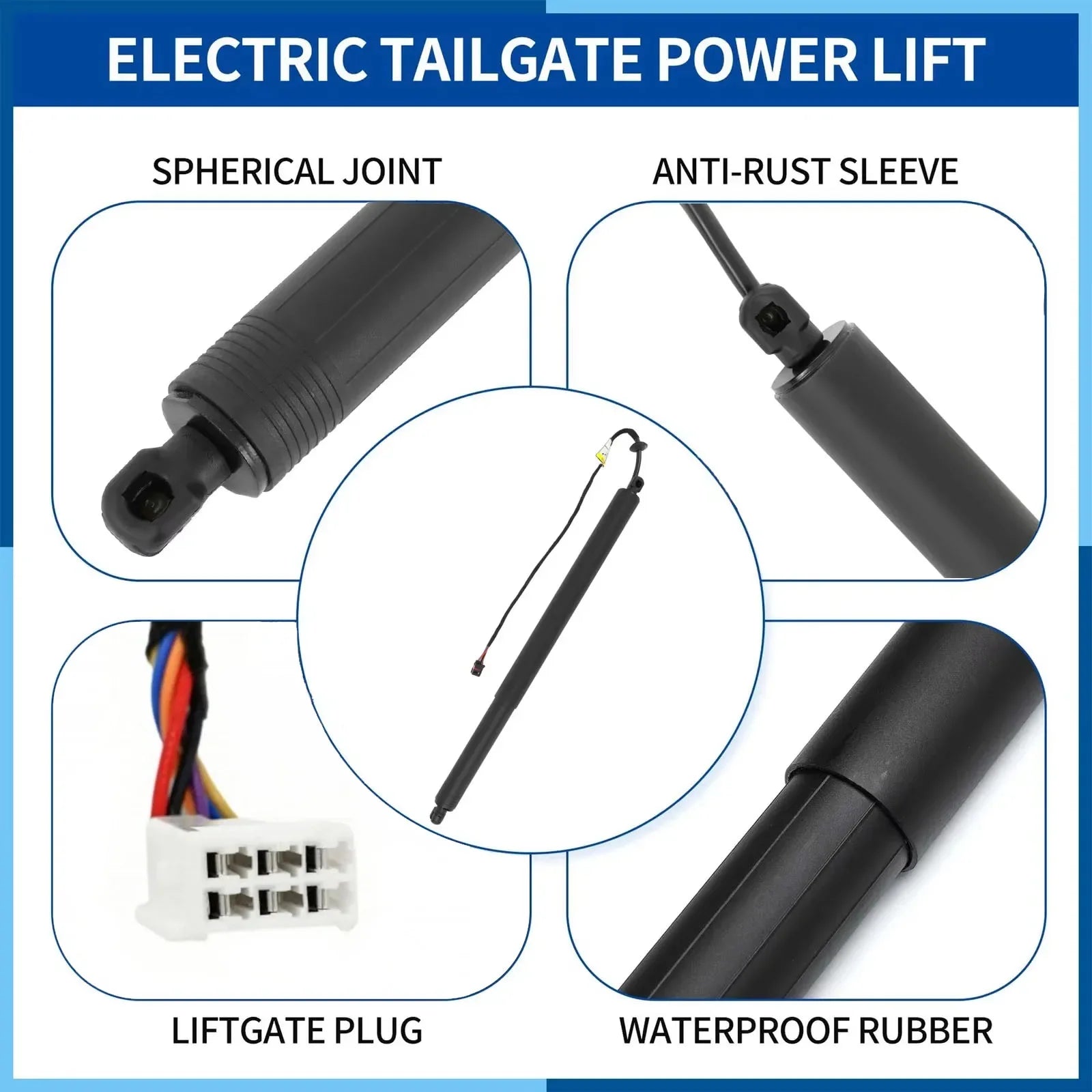 For 2018-2024 Lexus UX 300E 250H ZA10 Tailgate Support Rod Rear Tailgate Strut Electric Su | AUTOKITSHOP
