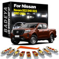 BADEYA Canbus LED Interior Number Plate Light Kit For Nissan Navara D22 D40 D23 1997- 2017