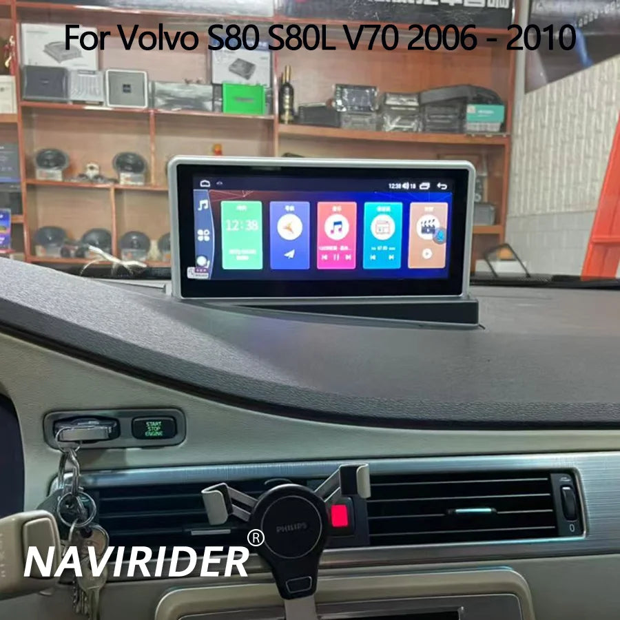 8.8" Navirider For Volvo S80 S80L V70 2006 - 2010 Android 15 Car Multimedia Video Player C