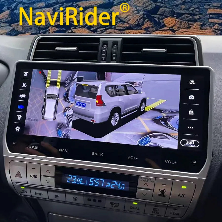 12.3" Android Car Radio For Toyota Land Cruiser Prado 150 2018-2023 Multimedia DVD Player  | AUTOKITSHOP