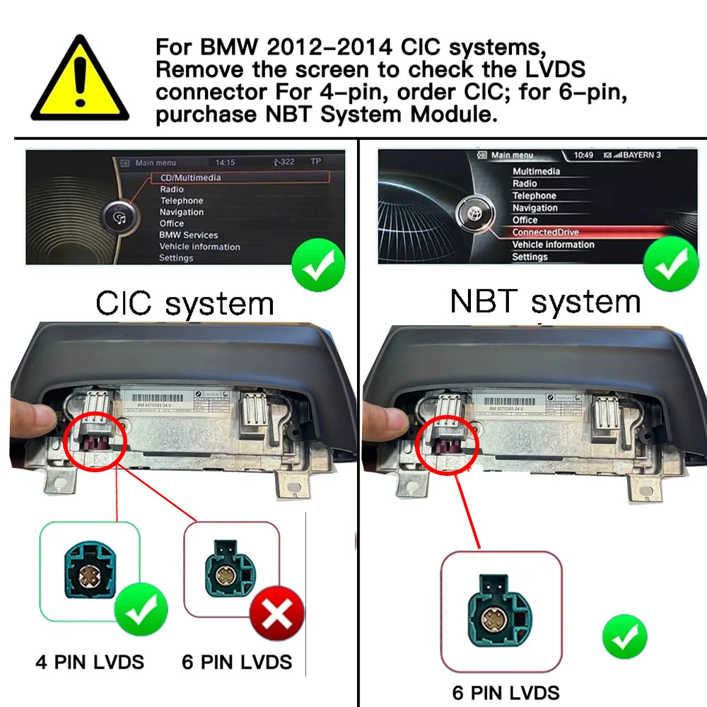 Wireless CarPlay Android Auto for BMW NBT CIC System 1 2 3 4 5 6 7 Series X1 X3 X4 X5 X6 M