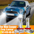 2x H11 H8 H16 H9 Led Fog Lights Canbus Car Bulb Driving Running Lamp 12v 55w For Mini Coop