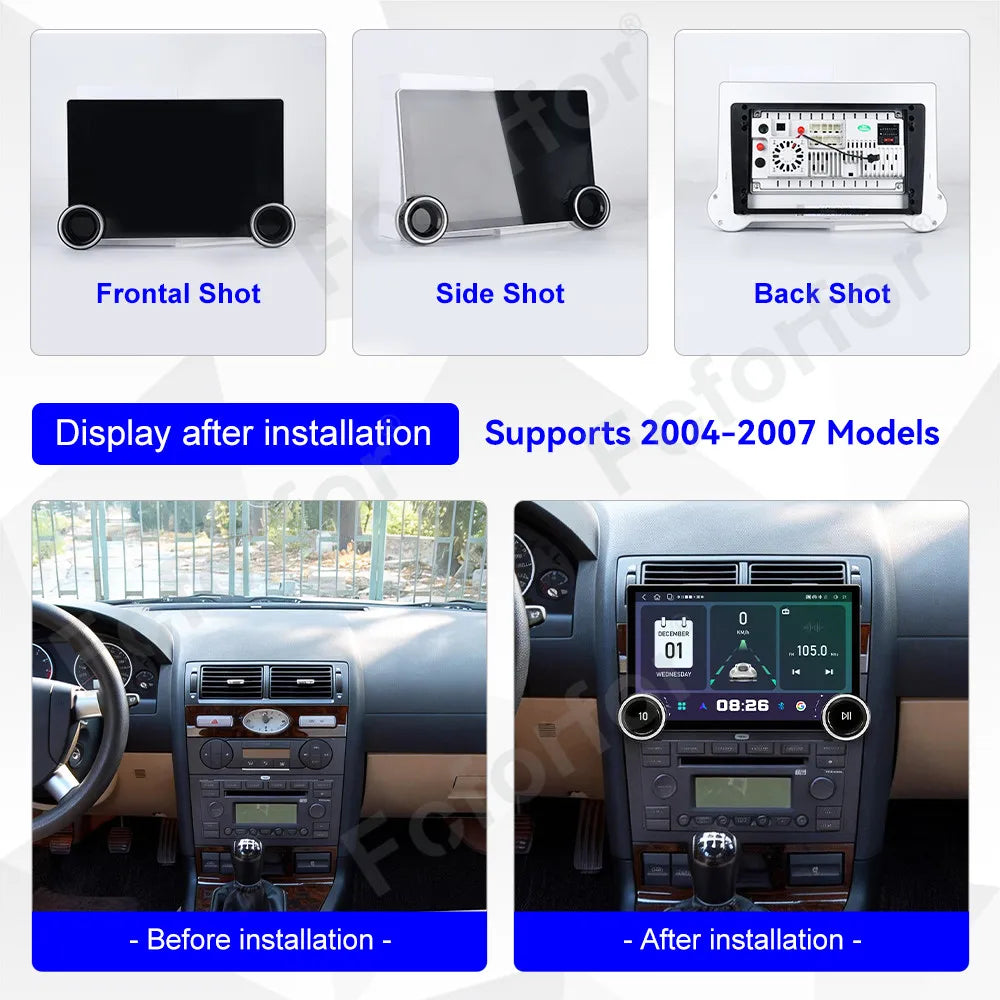 11.5 Inch Android 15 Premium Upgraded HD Touch Screen Wireless CarPlay GPS Navigation Ster