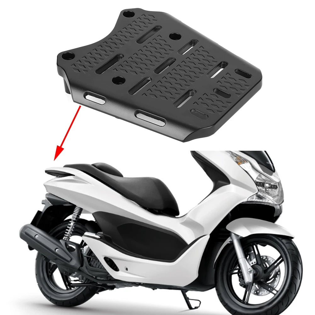 Rear Luggage Rack Carrier Motorbike Alloy Tail Case Bracket Extender Carrier Motorcycle Rear Fen - Automotive LED Light
