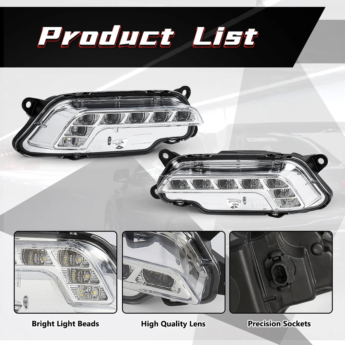 2128200756 2128200856 DRL For Mercedes Benz W212 E350 E550 E63 2010 2011 2012 2013 2014 20 | AUTOKITSHOP