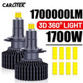 1700000LM 1700W 3D 360 H7 Led Canbus Car Headlight Bulb H11 H1 HB3 9005 HB4 9006 9012 Auto