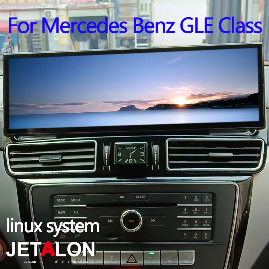 14.9inch Car Video Players Multimedia Screen For Mercedes Benz ML GL GLE GLS Class NTG4.5