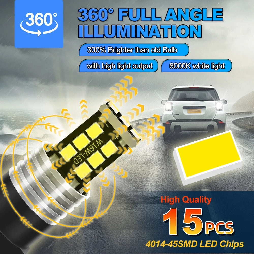 6000K White Reverse Light T25 3157 P27/7W 12V For Chevrolet C1500 1988 1989 1990 1991 1992