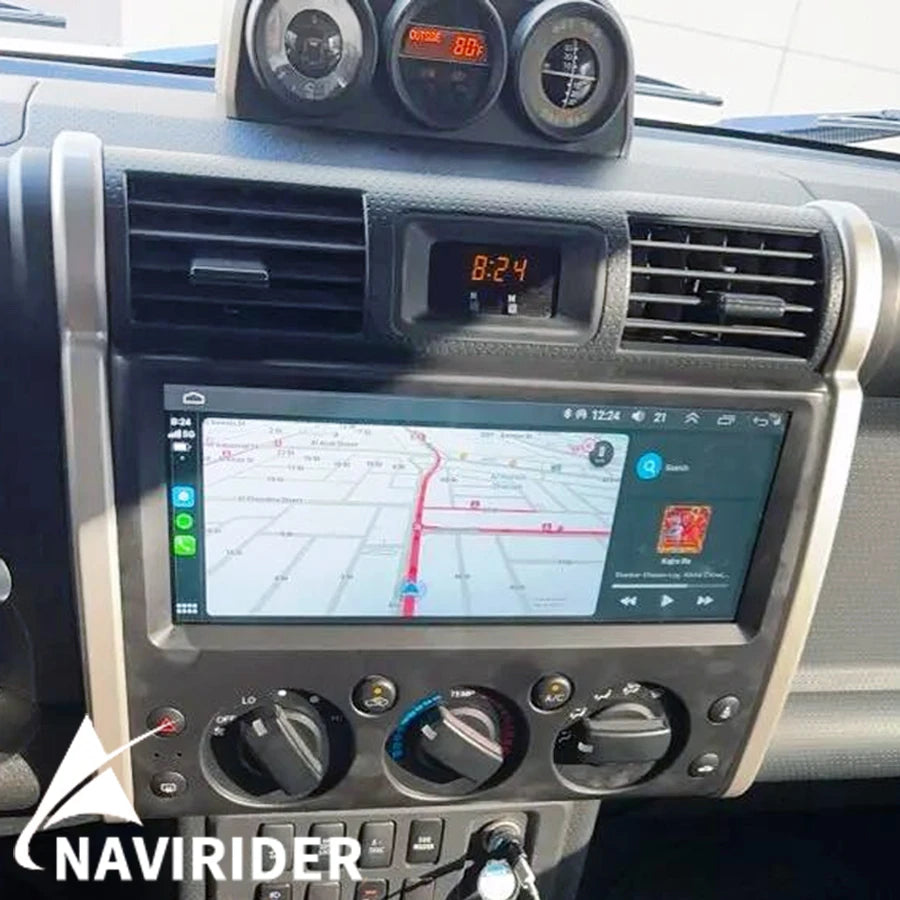 12.3inch Android 14 Screen For Toyota FJ Cruiser 2006-2019 Carplay GPS Car Radio Multimedi