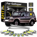 9-Piece LED Interior Light Kit for Hyundai Galloper 1990-1999 - Canbus Dome Map Door Trunk Bulbs | AUTOKITSHOP